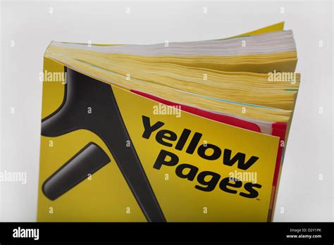 Yellow Pages Telephone Directory Stock Photo Alamy