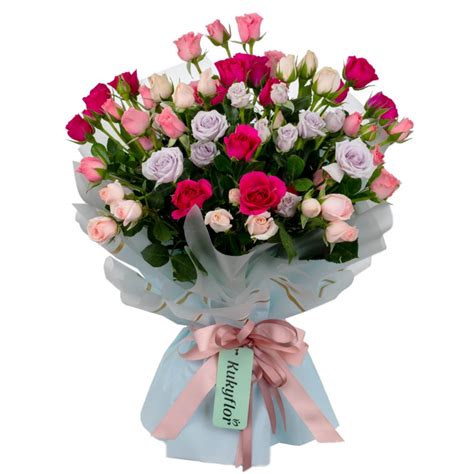 Send Today The Beautiful Bouquets Of Mini Roses