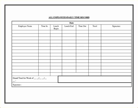 10 Employee Time Card Excel Templates