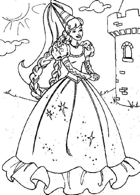 Coloring is a very fun for the kids. Princess Castle Coloring Page coloring page & book for kids.