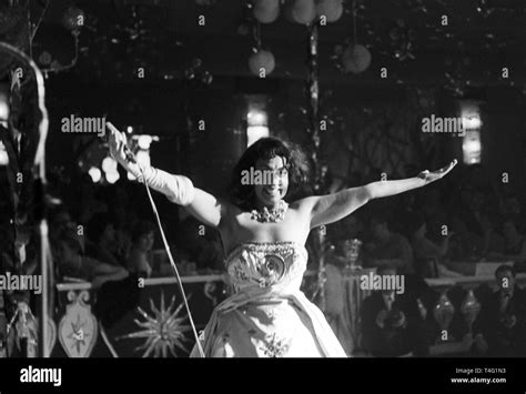 Singer Josephine Baker Performs At The Madame Ball The First Big Event