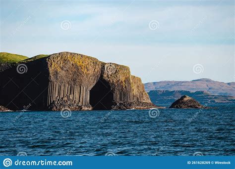Beautiful View Of The Fingal S Cave Sea Cave In Staffa Island Scotland