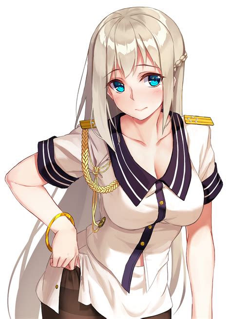 Papel De Parede Lexington Warship Girls Zhanjian Shaonu Decote Olhos Azuis 1215x1684