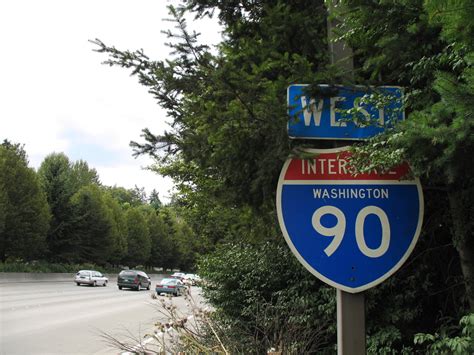 Interstate 90 West Bellevue To Seattle Aaroads Washington