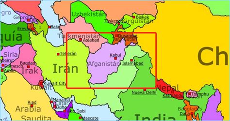 Mapas De Afganistán Descripción Y Características Escuela De Mapas