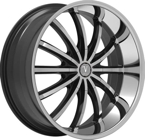 22 Inch 22x95 Velocity Vw24 Black Machined Wheels Rims 5x120 13 Ebay