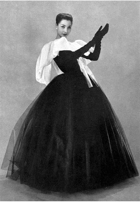 Christian Dior 1956 Vintage Fashion Photography Vintage Couture