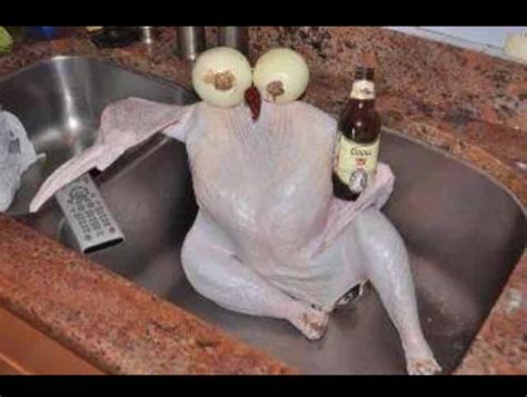 Saw This On Facebook Let The Bird Chill In The Sink For A