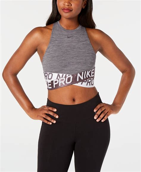 Nike Women S Pro Cropped Tank Top Macy S