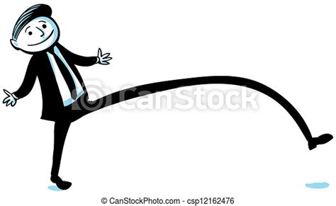 Stock Illustrations Of Big Step A Cartoon Businessman Takes A Really