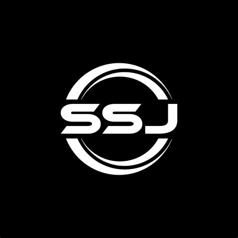 Ssj Letter Logo Design In Illustration Vector Logo Calligraphy