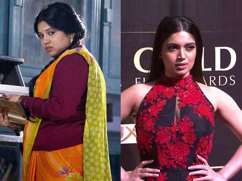 When she was asked to play the character of sandhya in the movie 'dum laga ke haisha', bhumi immediately jumped on to look realistic (apt) in her new avatar. Bhumi Pednekar lost 21 kgs in 4 months. Here's her ...