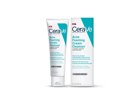 Cerave Acne Foaming Cream Cleanser 5 Fl Oz 150 Ml Ingredients And