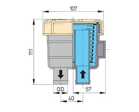 Vetus Cooling Water Strainers Ftr140
