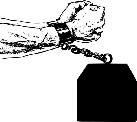 Clipart Prisoner In Chains