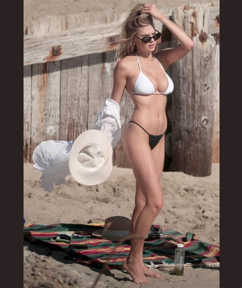Charlotte Mckinney Oozed Sex Appeal As She Soaked Up The Sun