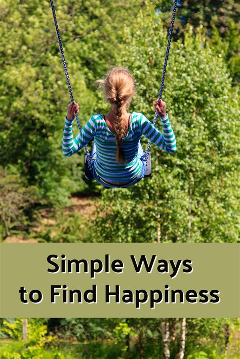 Simple Ways to Find Happiness