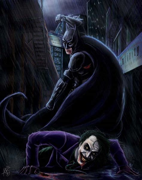 Batman Vs The Joker By Reddera On Deviantart