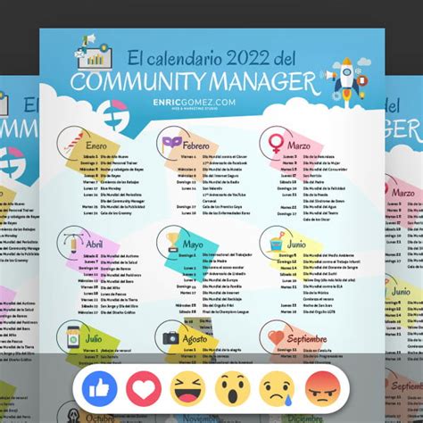 Calendario Community Manager 2022 Editable Enricgomez Com