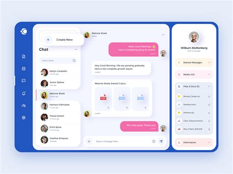 Chat Interface Web Application By Cmarix On Dribbble