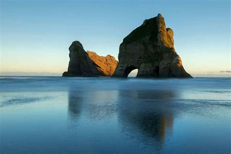 Wharariki Beach Is Near The North Western Tip Of The South Island In