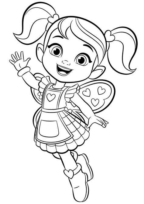 Cricket From Butterbeans Cafe Coloring Page Free Printable Coloring