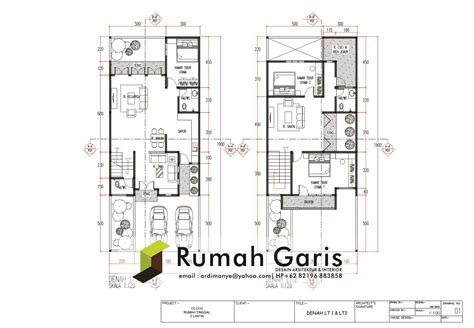 Contoh Denah Rumah Lantai Site Plan Denah Rumah Rumah Desain Rumah My