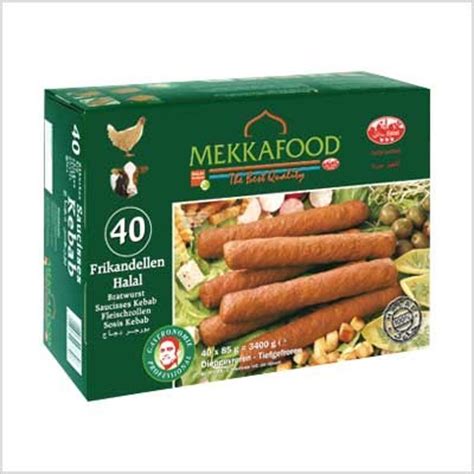 FRIKANDEL HALAL 40ST X85GR MEKKAFOOD