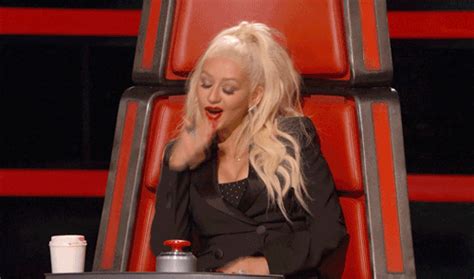 Christina Aguilera  By The Voice Find And Share On Giphy