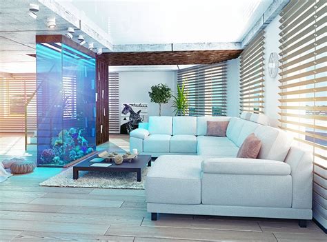 21 Coastal Themed Living Room Designs Decorating Ideas Designing Idea