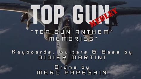 The Top Gun Medley Anthem And Memories Rock Band Cover Youtube