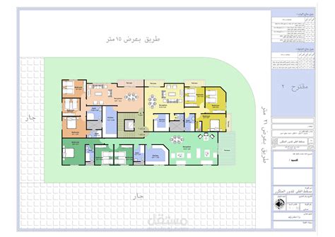 تصميم عمارة سكنية مكونه من 3 شقق سكنية بالتجمع الخامس مستقل