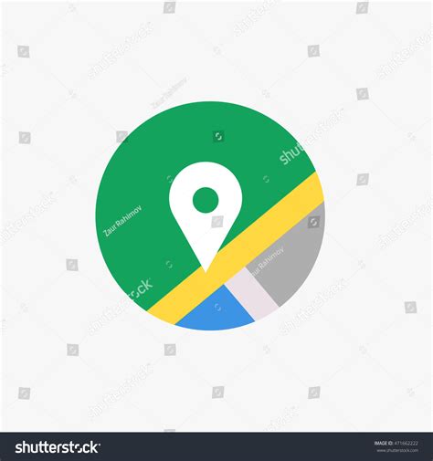 Send Location Icon On Whatsapp Mobile Stock Vector Royalty Free