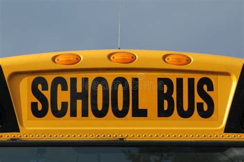 School Bus Sign Stock Photo Image Of Black Transport 11519348
