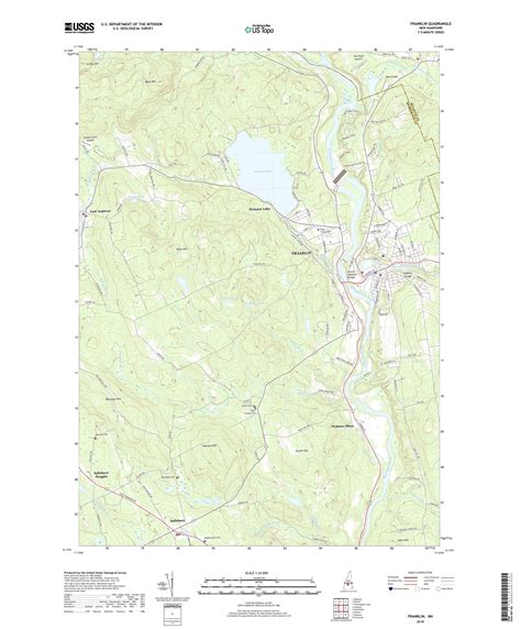 Mytopo Franklin New Hampshire Usgs Quad Topo Map