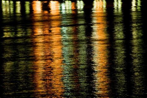 Night Water Reflection Stock Photo Image Of Detail Scenic 12416476
