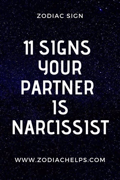 11 signs your partner is narcissist signs you re dating narcissist signs relationship