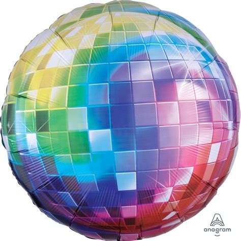 Amscan International Disco Ball Large Foil Balloon Foil Giant
