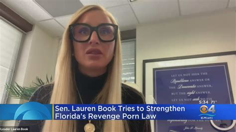 Florida Senator Lauren Book Fighting Back Over Nude Images Stolen From