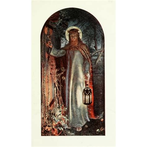 The Light Of The World Holman Hunt 1908 Poster Print By William Holman