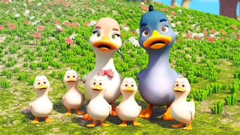 ¡nueva Canción Five Little Ducks En Español Cinco Patitos Canciones Infantiles Con