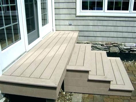 Wood Over Concrete Step Porch In 2021 Trex Stairs Deck Stairs Trex
