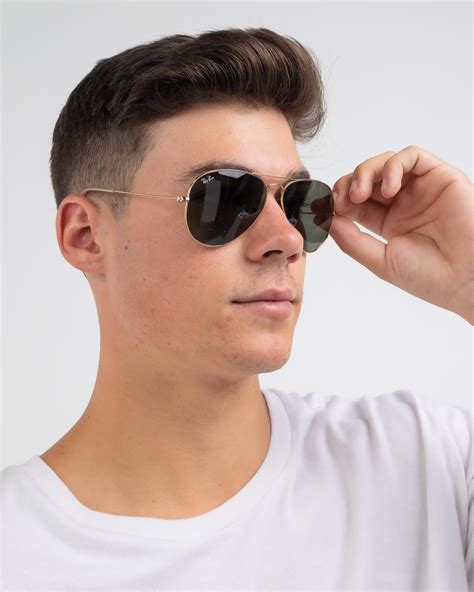 Ray Ban Aviator Classic Rb3025 Sunglasses In Gold Fast Shipping And Easy Returns City Beach