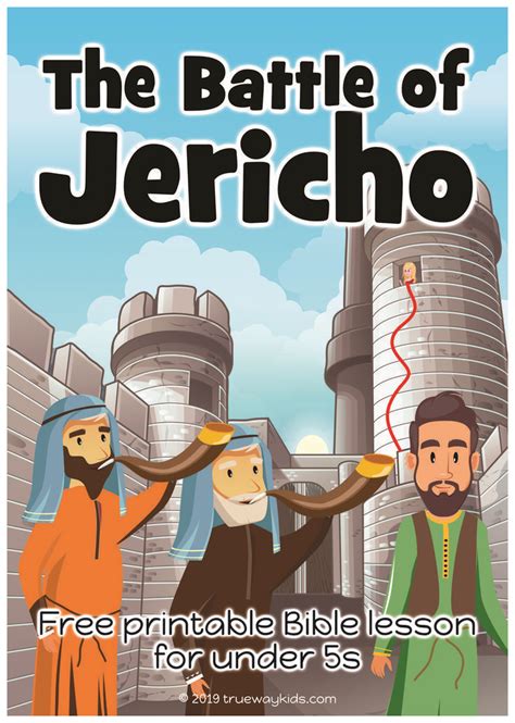 The Battle Of Jericho Free Bible Lesson For Kids Artofit