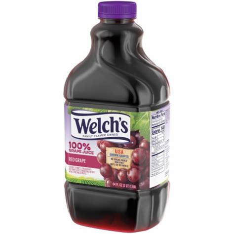 Welchs 100 Red Grape Juice 64 Fl Oz Kroger