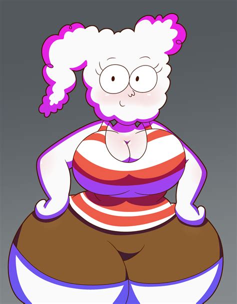 Rule 34 3barts Big Breasts Breasts Cloud Cloudy Jay Hand On Hip Large Breasts Regular Show