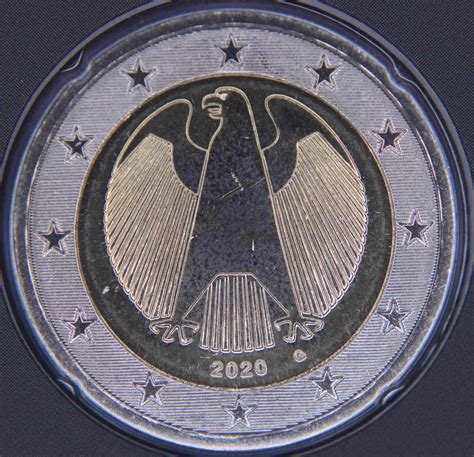 Germany 2 Euro Coin 2020 G Euro Coinstv The Online Eurocoins Catalogue
