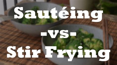 Whats The Difference Between Stir Fry And Sautée Broccoli With Garlic