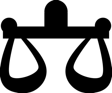 Libra Zodiac Symbol Of Balanced Scale Svg Png Icon Free Download
