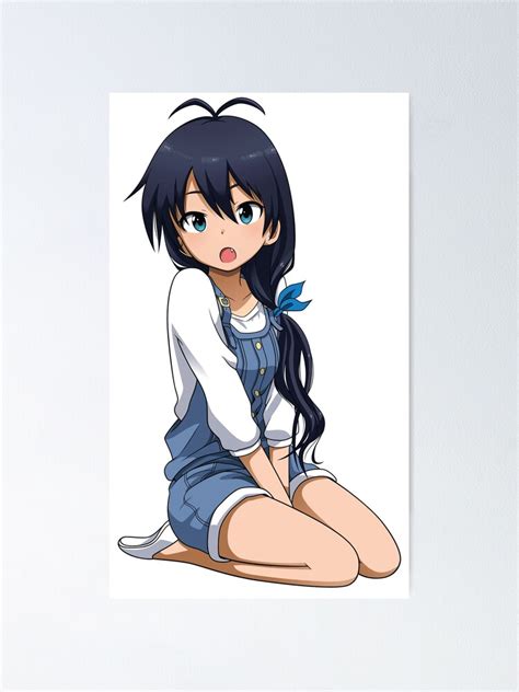 Cute Anime Girl Poster By Vugatti Redbubble